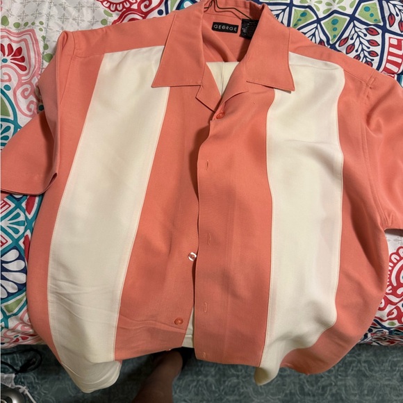 George Coral Short-Sleeve Button Front Shirt - Picture 3 of 3